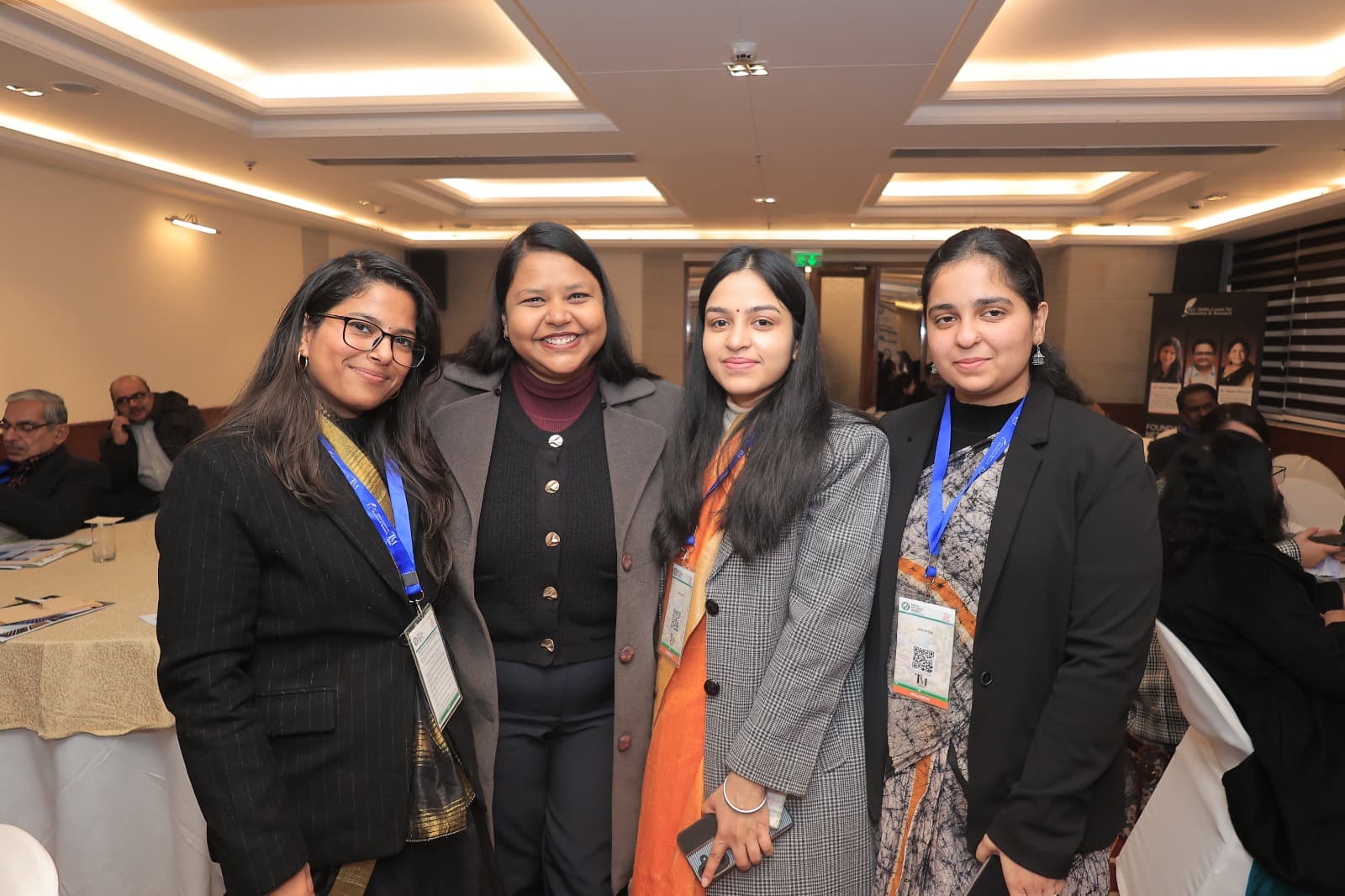 Delegates posing together at a previous edition