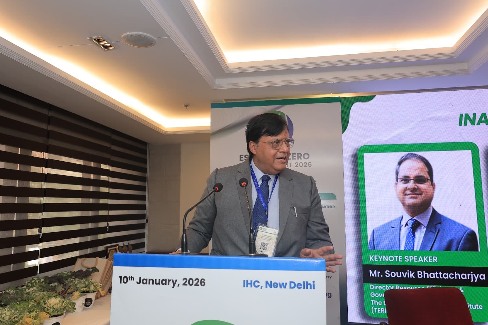 Keynote speaker addressing delegates at a previous edition